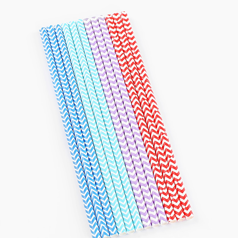 Paper straw wavy