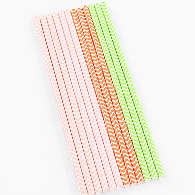 Paper straw wavy