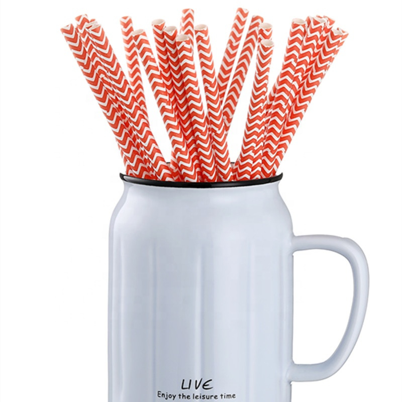 Paper straw wavy
