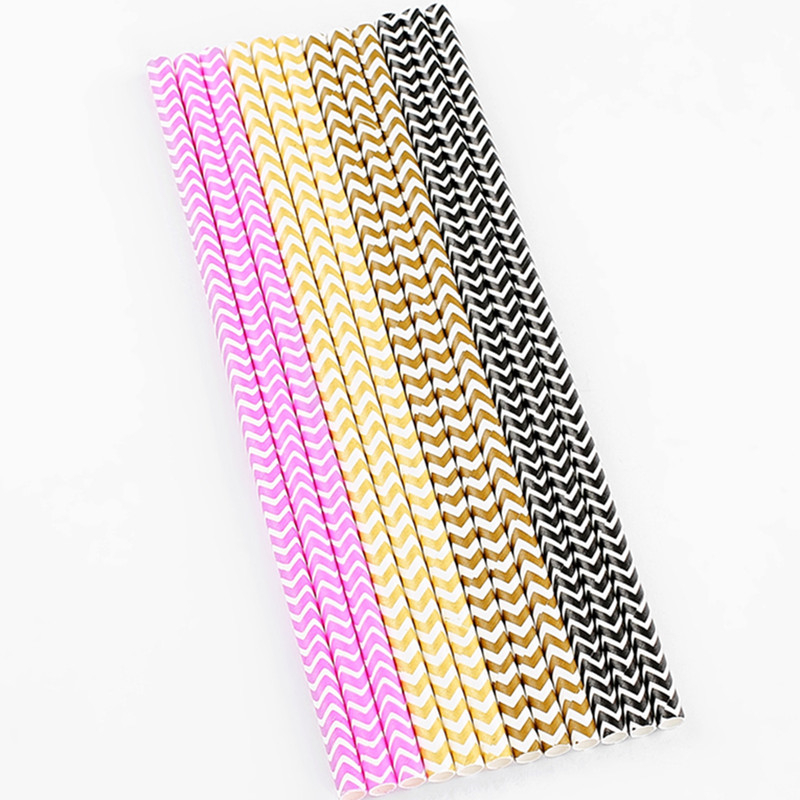 Paper straw wavy