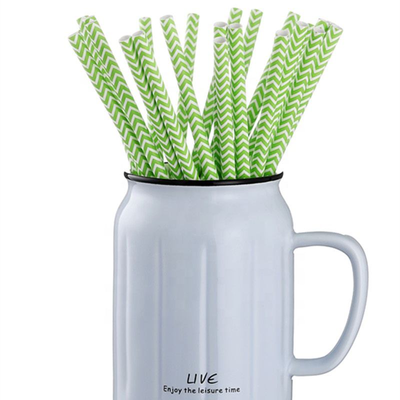 Paper straw wavy