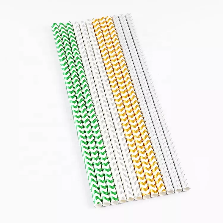 Paper straw wavy