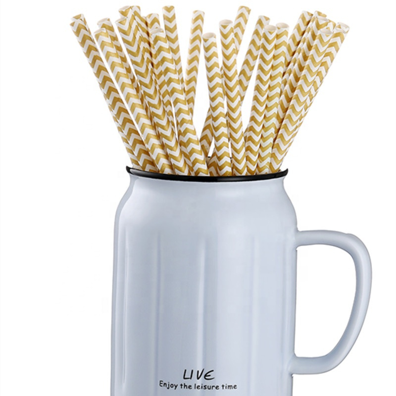 Paper straw wavy