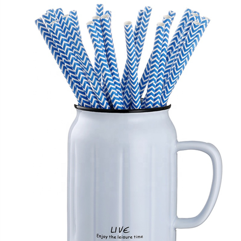 Paper straw wavy
