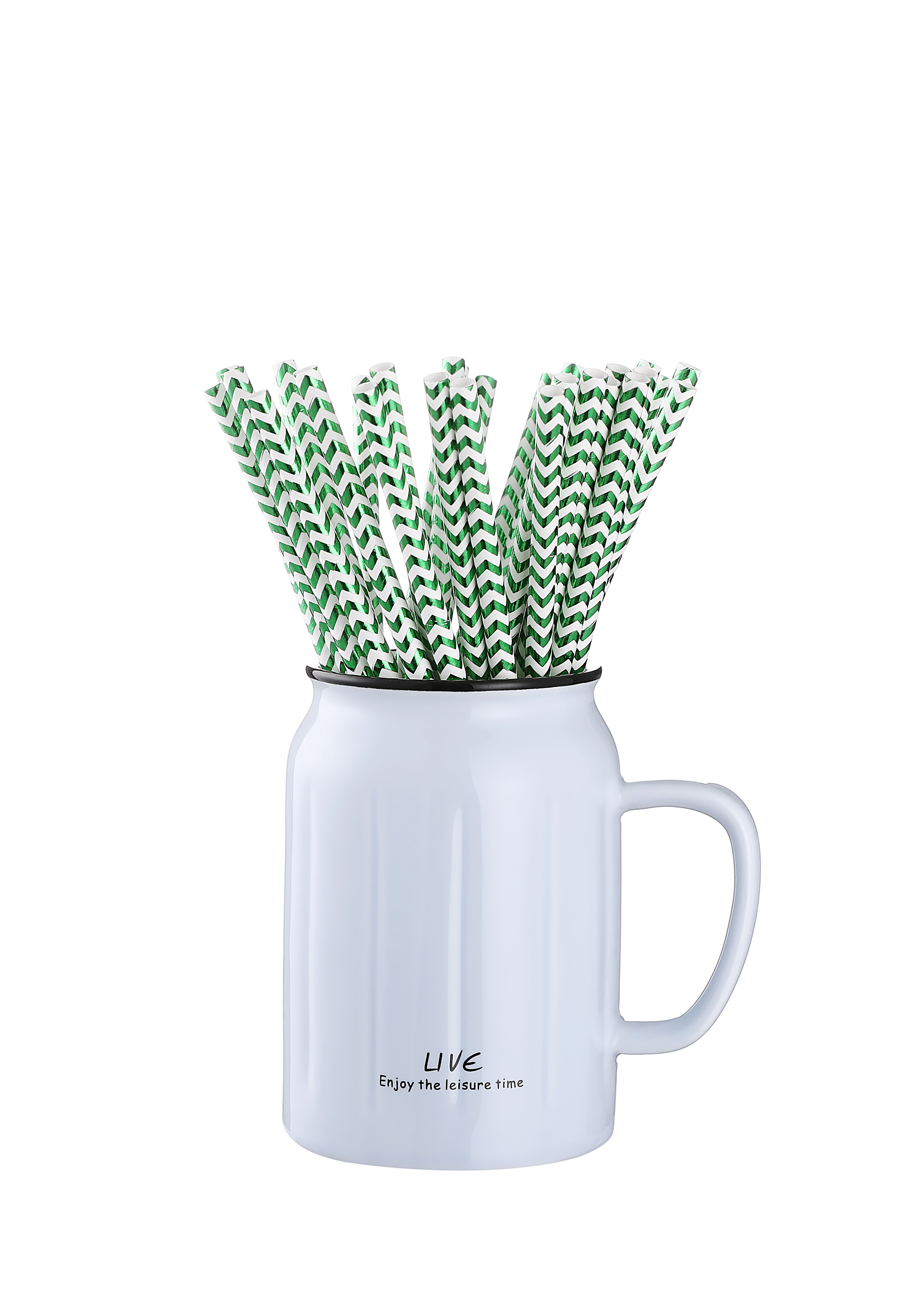 Paper straw wavy