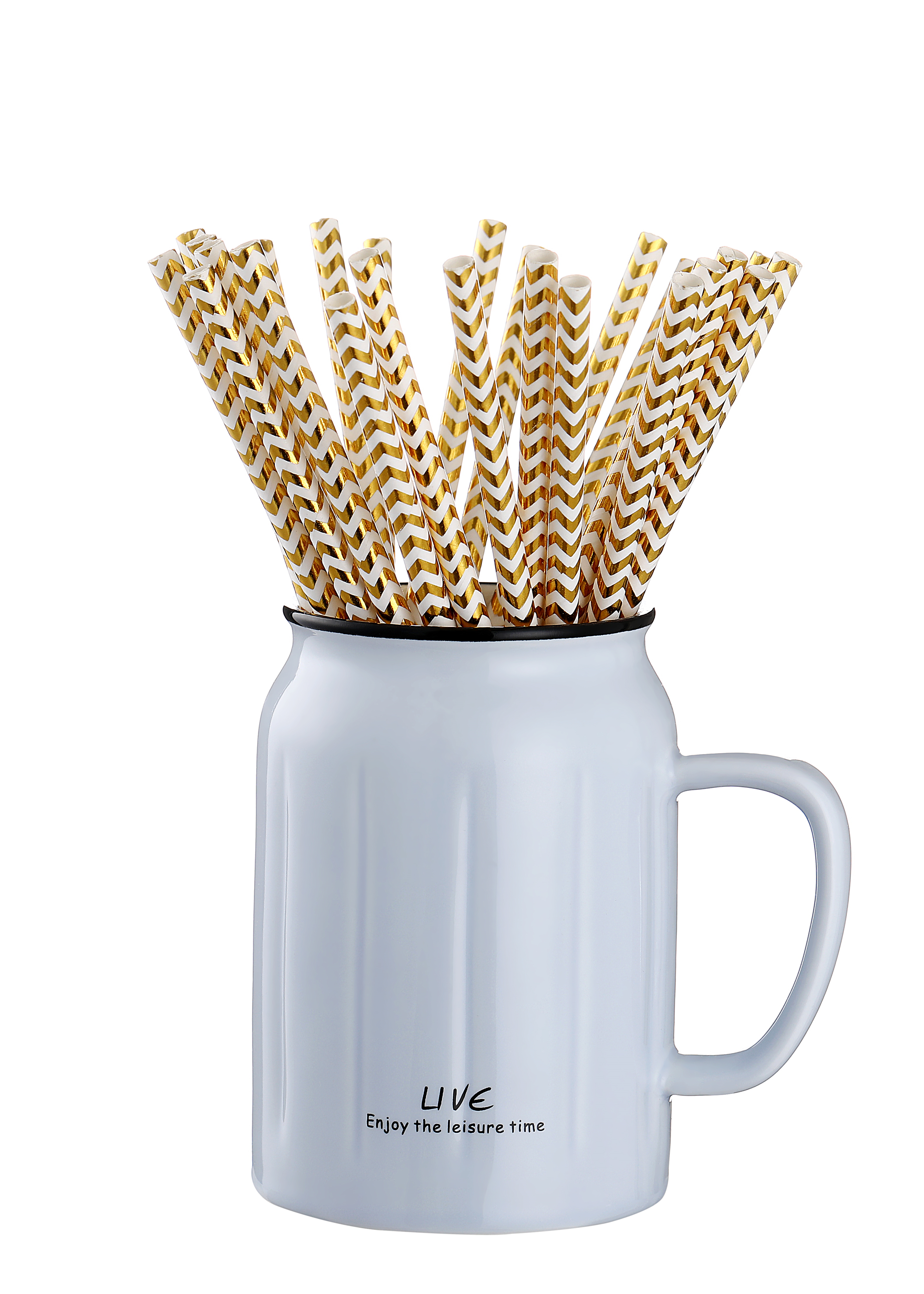 Paper straw wavy