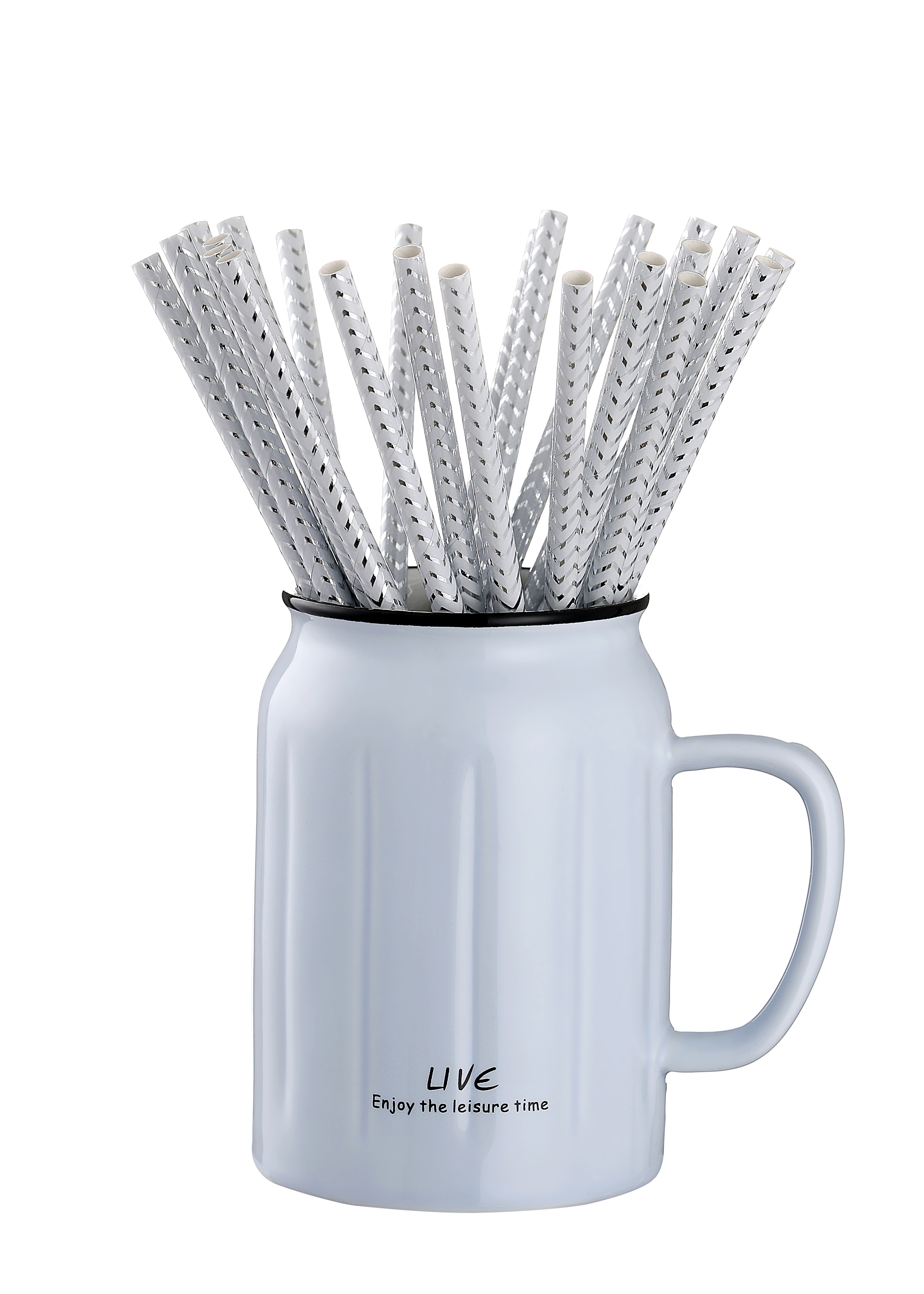 Paper straw wavy