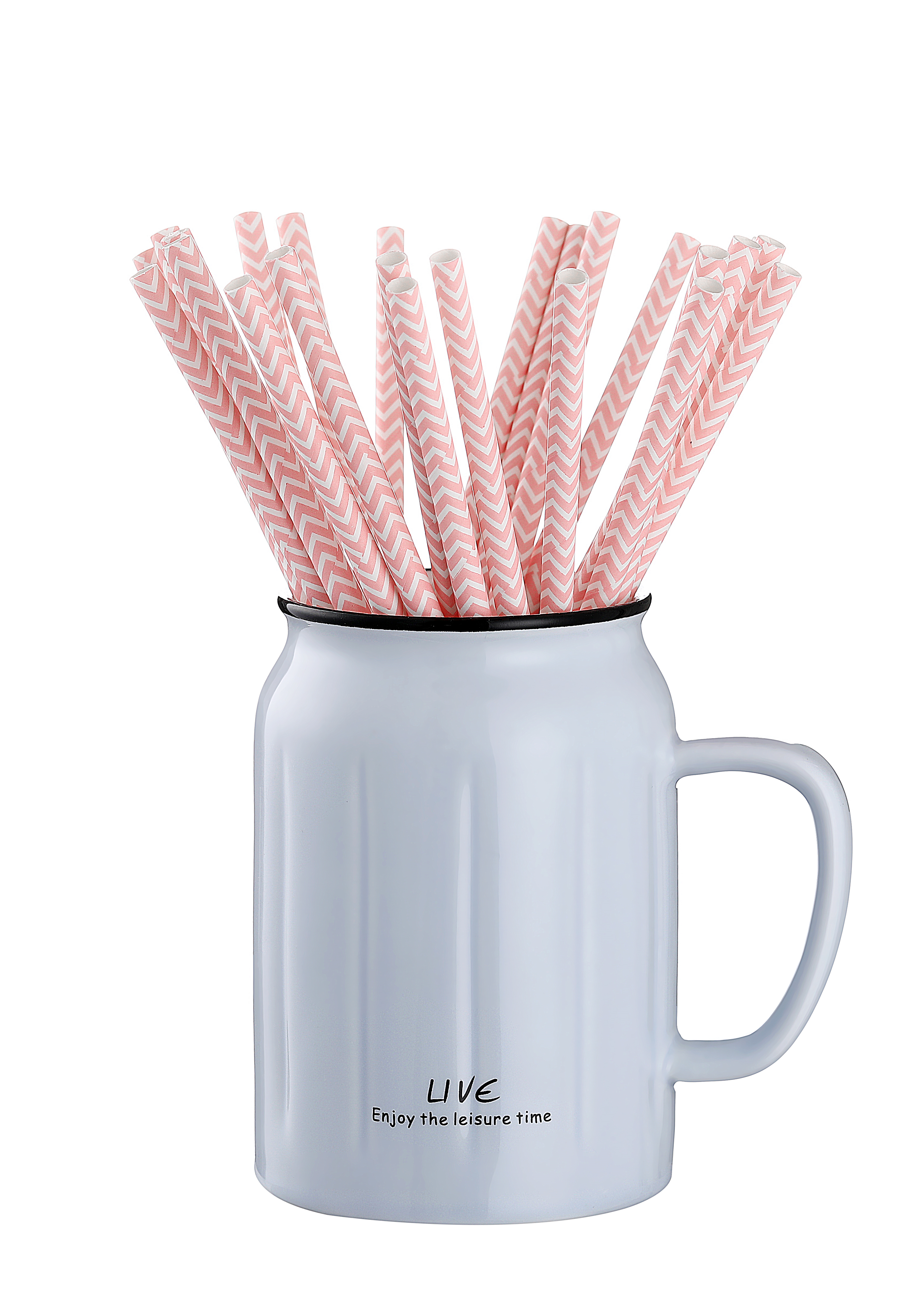 Paper straw wavy