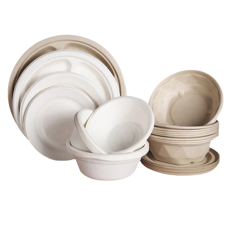 Bamboo pulp tableware