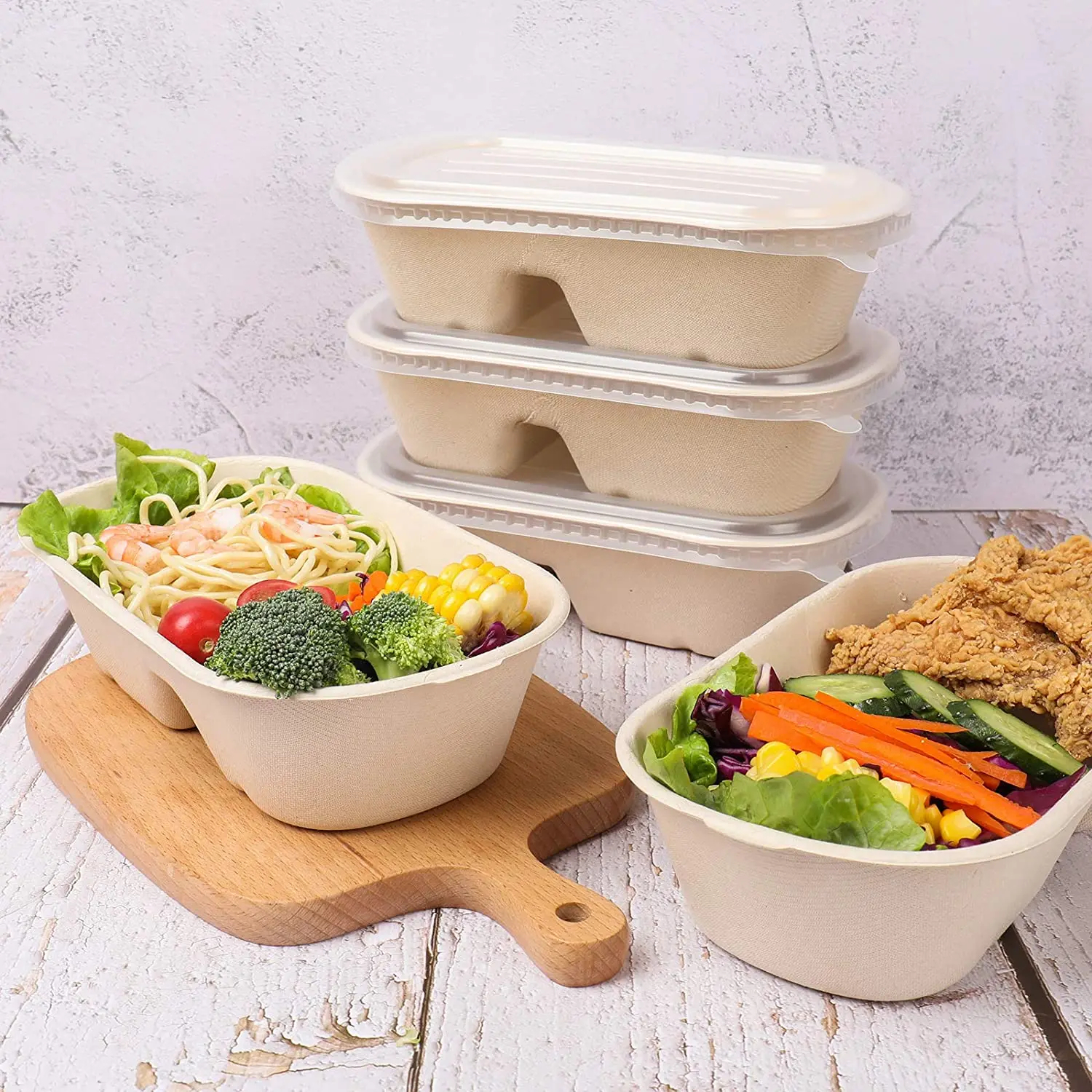 Bamboo pulp tableware